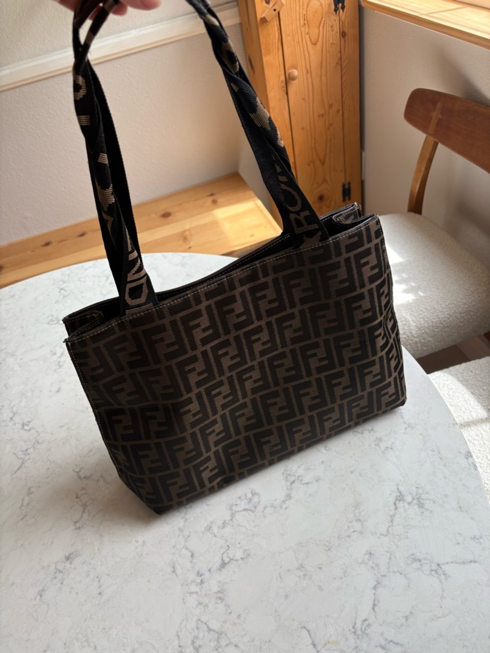 Vintage Fendi Tote Bag Logo - Picture 7 of 9